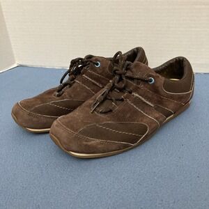 Clarks Men's Dark Brown Suede with Mesh Low Top Casual Sneaker - SZ 10.5M
